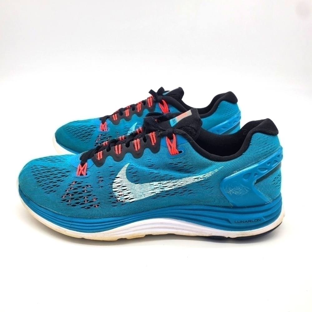 Nike Lunarglide 5 Tropical Teal Blue Running Shoes Size 7 599395-310